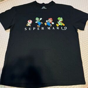 Super Mario Black T-Shirt